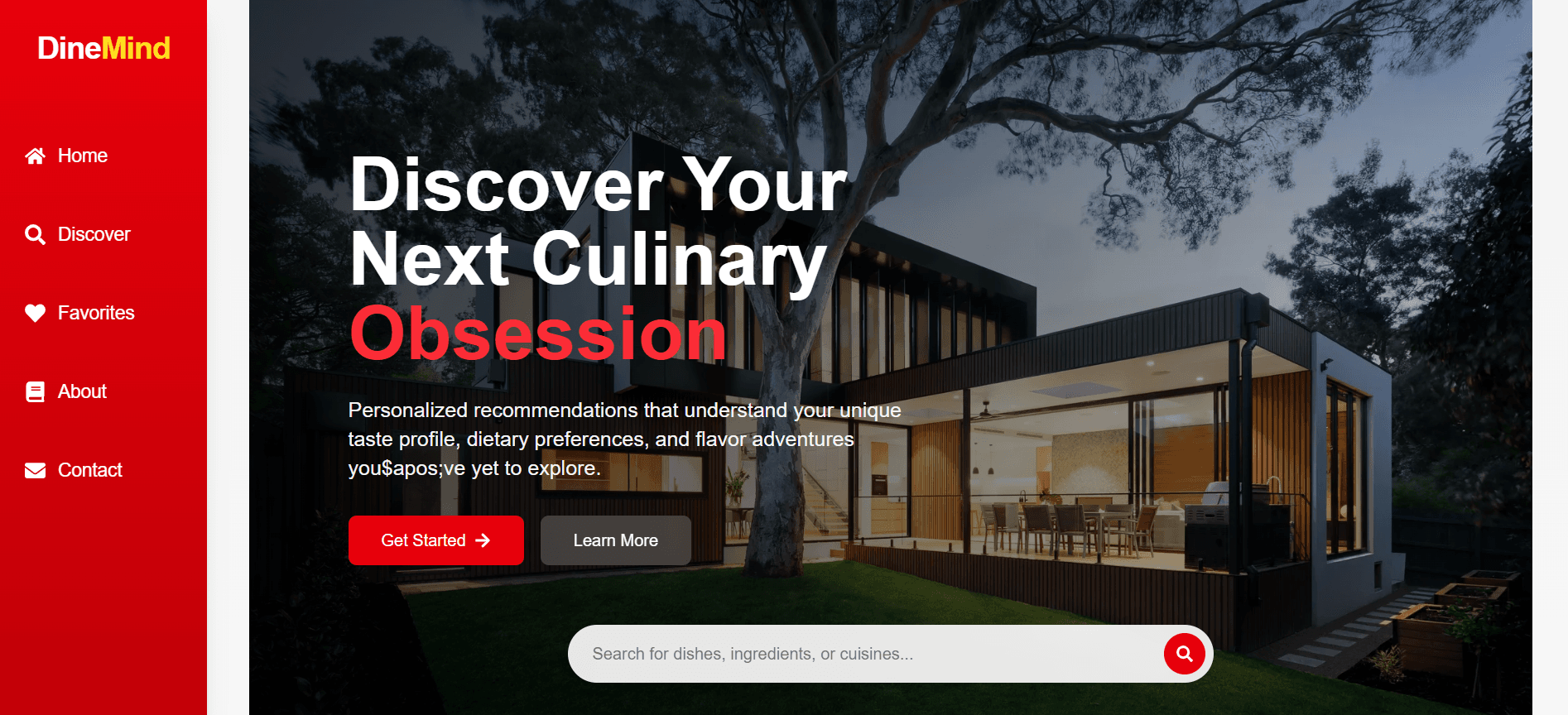 DineMind - AI Food Journey screenshot